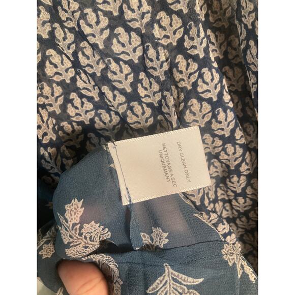 Joie Silk Tank Sleeveless Boho Babe Festival 100% Silk Camisole Blockprint Sz S - Picture 6 of 7